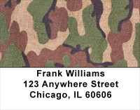 Camouflage - Coral Camos Address Labels | LBMIL-25