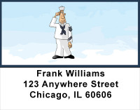 Navy Fun Address Labels | LBMIL-40