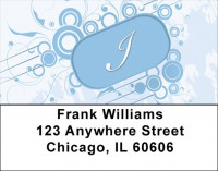 Stylish Monogram I Address Labels | LBMONO-03I