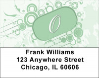 Stylish Monogram O Address Labels | LBMONO-03O