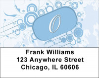 Stylish Monogram O Address Labels | LBMONO-03O