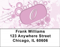 Stylish Monogram O Address Labels | LBMONO-03O