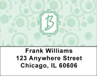 Bubbly Monogram B Address Labels | LBMONO-05B