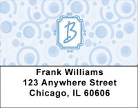 Bubbly Monogram B Address Labels | LBMONO-05B