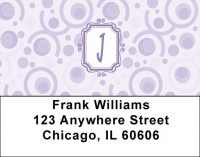 Bubbly Monogram I Address Labels | LBMONO-05I
