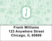 Bubbly Monogram I Address Labels | LBMONO-05I