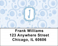 Bubbly Monogram I Address Labels | LBMONO-05I