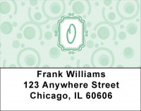 Bubbly Monogram O Address Labels | LBMONO-05O