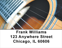 For Guitar Lovers Address Labels | LBMUS-08