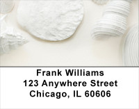 Perfectly White Shells Address Labels | LBNAT-61