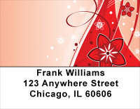 Filigree Floral And Lace Abstract Address Labels | LBNAT-70