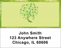 Four Season Trees Address Labels | LBNAT-73