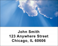 Clouds in the Sky Address Labels | LBNAT-B4