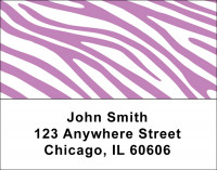Zebra Pattern Address Labels | LBOPC-11