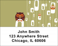 Owls Address Labels | LBOPC-13