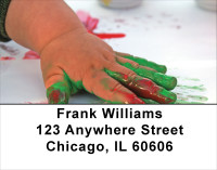 Young Hands Address Labels | LBPRO-23