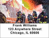 Firefighters in Action Labels | LBPRO-52