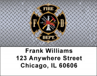 Firefighter Badges labels | LBPRO-53