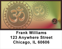 Hinduism Aum Symbols Address Labels | LBREL-24
