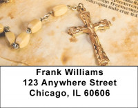 Symbols of Catholic Faith Address Labels | LBREL-32