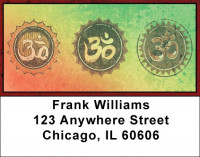 Hindu Aum Symbol Labels | LBREL-40