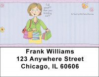 Shopping Address Labels by My Friend Ronnie | LBRON-04
