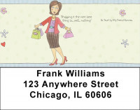 Shopping Address Labels by My Friend Ronnie | LBRON-04