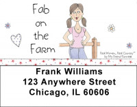 Farm Address Labels by My Friend Ronnie | LBRON-05