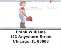 Western Address Labels by My Friend Ronnie | LBRON-08