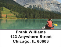 Serenity On The Kayak Address Labels | LBSAI-08