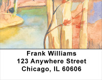 Watercolor - Fall Reflections Address Labels | LBSCE-18