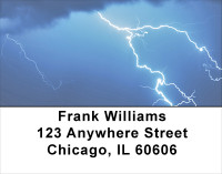 Electrical Storm Address Labels | LBSCE-38
