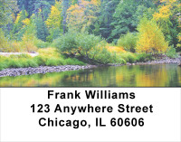 Mountain Brook In Fall Address Labels | LBSCE-44