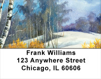 Aspen In Winter Address Labels | LBSCE-65