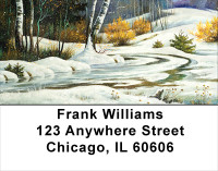 Aspen In Winter Address Labels | LBSCE-65