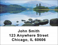 Pristine Mountain Lakes Address Labels | LBSCE-77
