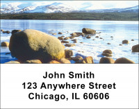 Pristine Mountain Lakes Address Labels | LBSCE-77