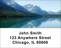 Mountain Lake Reflections Address Labels  | LBSCE-84