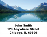 Mountain Lake Reflections Address Labels  | LBSCE-84