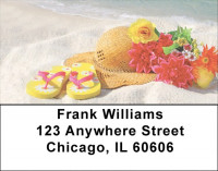 Flowers On The Beach Labels | LBSCE-96
