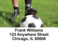 Soccer Address Labels | LBSPO-13