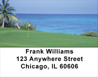 Golf Courses On The Ocean Address Labels | LBSPO-42