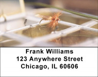 Fishing Flies Address Labels | LBSPO-C0