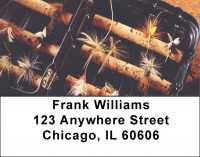 Fishing Flies Address Labels | LBSPO-C0