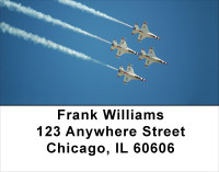 Stunt Planes In Action Air Force labels | LBTRA-34