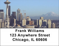 City Skyline Address Labels | LBTVL-13