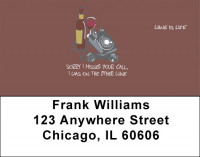 Wine Lovers Wine Is Life  Address Labels | LBWIL-02