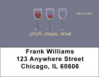 Uncorked Wine Is Life Address Labels | LBWIL-09
