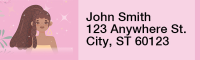 Majestic Black Beauty Address Labels  | LRAFRC-06