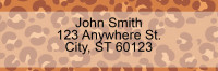 Leopard Prints Address Labels | LRANI-015